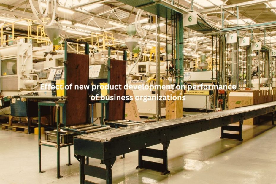 Effect of new product development on performance of business organizations