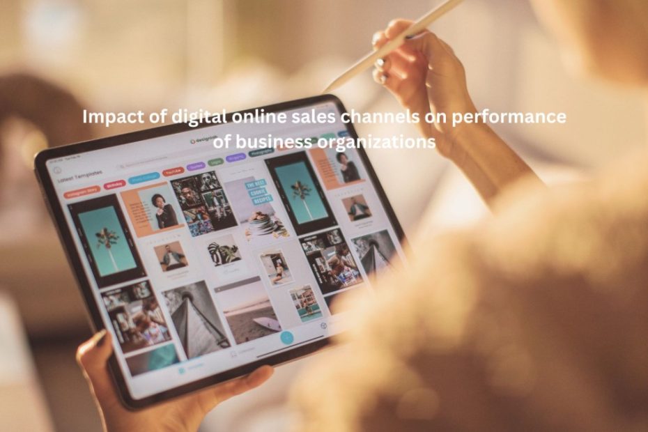 Impact of digital online sales channels on performance of business organizations