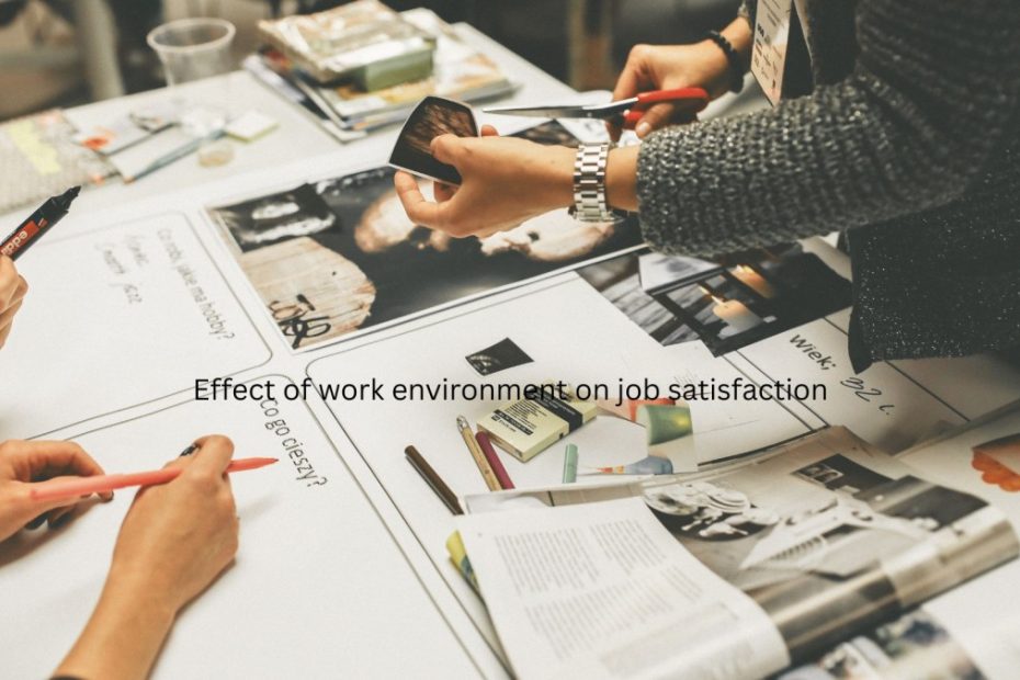 Effect of work environment on job satisfaction